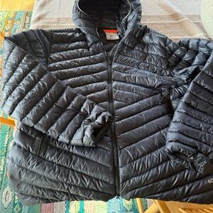 Mammut Black Puffer Jacket with Hood and Insulation 2X